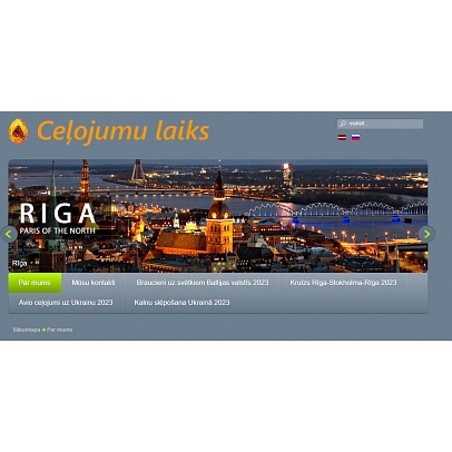SIA Ceļojumu laiks, tūrisma aģentūra Rīgā