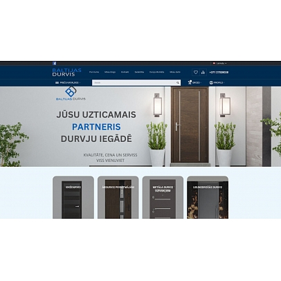 Baltijas durvis, SIA, METĀLA DURVIS