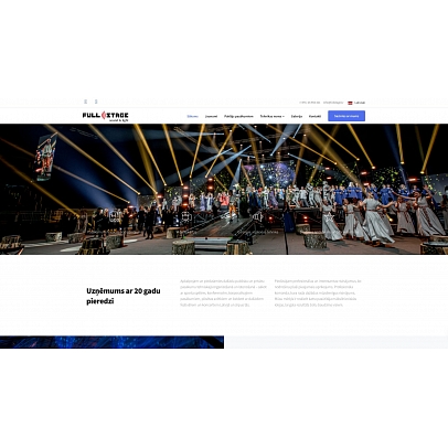 Full Stage, SIA, Skaņu, skatuves iekārtas, pasākumu tehniskais aprīkojums