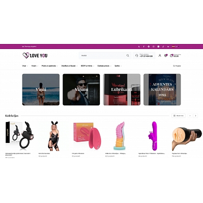 loveyou.lv, internetveikals