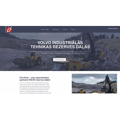 Pro-Parts, VOLVO  spectehnika, VOLVO smagās tehnikas rezerves daļas
