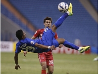 Futbolisti Saūda Arābijā cīnās par labāko titulu levitācijā. Foto: Reuters/ Scanpix