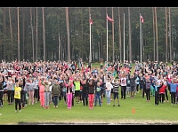 Latvijā norisinājās Olimpiskā diena.