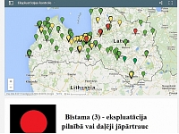 Būvniecības valsts kontroles birojs (BVKB) izveidojis interaktīvu karti, kurā iespējams iegūt informāciju par biroja pārbaudīto sabiedrisko ēku drošību visā Latvijā. Saskaņā ar minēto karti, Latvijā patlaban ir septiņas bīstamas ēkas, kuru ekspluatācija būtu pilnībā vai daļēji jāpārtrauc. Foto: ekrānšāviņš no BVKB mājas lapas