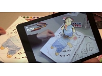 Disney Research eksperti ir radījuši interesantu krāsojamo grāmatu papildinātās realitātes lietotni, kas bērna izkrāsoto attēlu spēj pārvērst kustīgā trīsdimensiju objektā. Foto: Ekrānšāviņš no interneta vietnē 