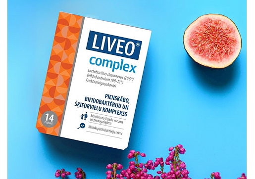 Jaunais LIVEO complex – papildu šķiedrvielas ātrākai iedarbībai 