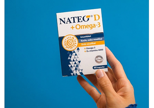 Testa rezultāti: NATEO D + Omega-3 – efektīva kombinācija
