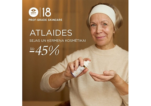 GMT BEAUTY svin 18 gadu jubileju – atlaides līdz pat 45%