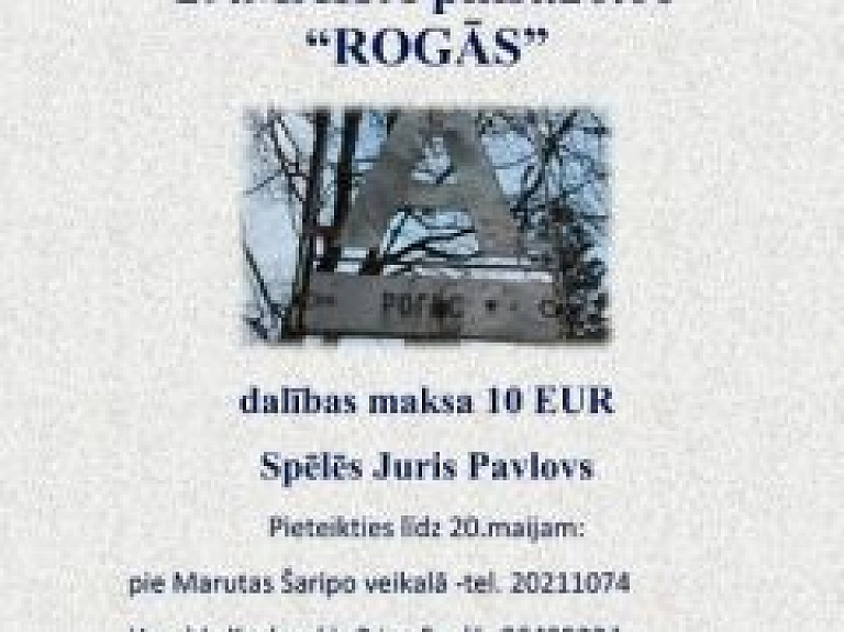 "Rogās" notiks kolhoznieku salidojums