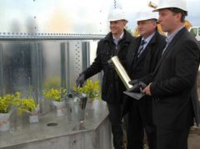 Jēkabpilī top "Linas Agro" graudu elevators