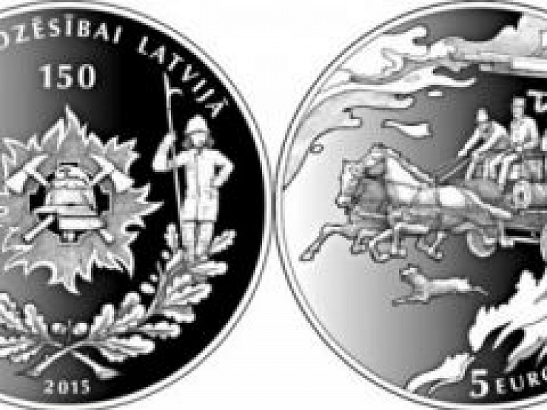 Par godu ugunsdzēsējiem izlaista jauna monēta