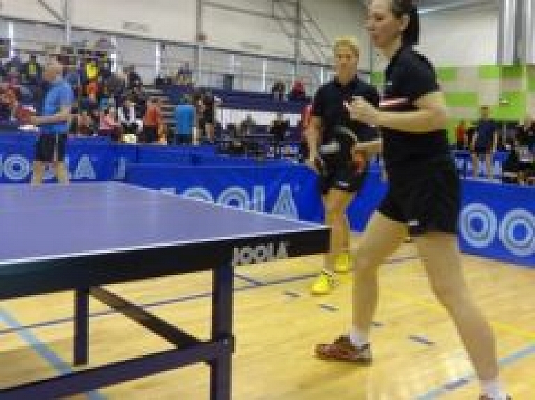 Jēkabpils sportistēm zelts un sudrabs XIII Baltijas čempionātā galda tenisā veterāniem