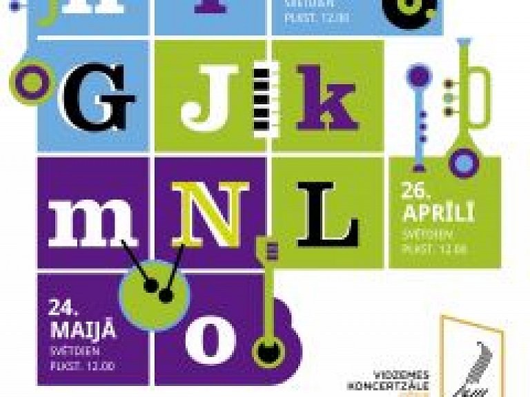 "Mūzikas ābece no A līdz Ž" pārsteigs ar mūzikas eksperimentiem