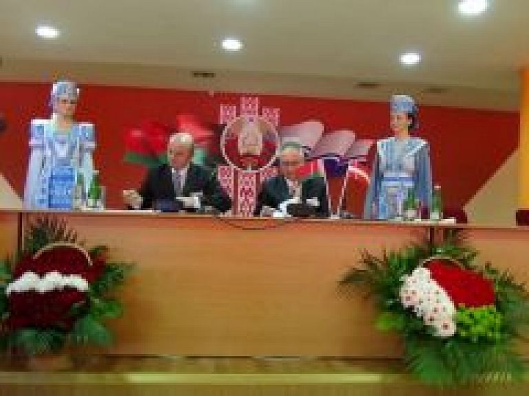 Noslēgts sadarbības līgums ar Baltkrievijas Republikas Čašniku rajonu