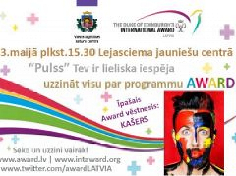 Lejasciema jauniešu centrā gaidāma "Award diena"