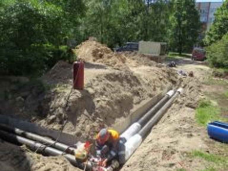 "Liepājas enerģija" izvērš siltumtīklu atjaunošanas darbus