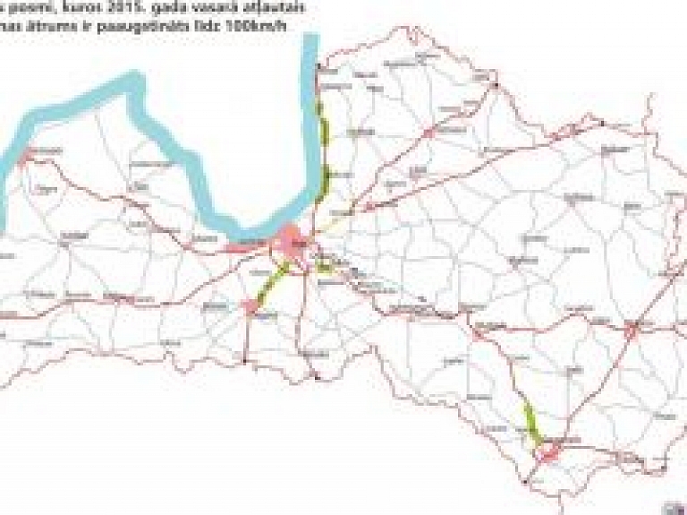Arī šogad Jelgavas šosejas posmā varēs braukt ar 100 kilometriem stundā
