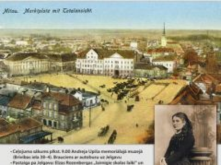 Notiks cikla "Rainis un Aspazija klauvē" otrais ceļojums "Raiņa un Aspazijas Jelgava un Zaļenieki"