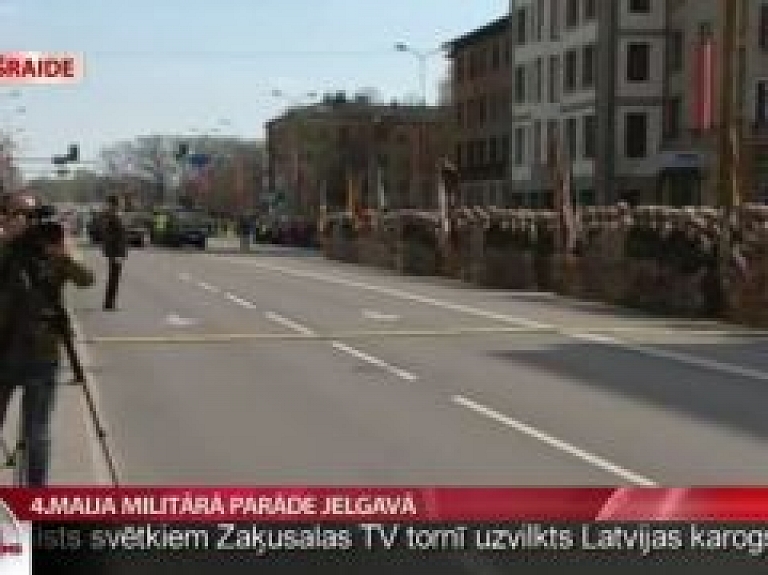 4.maija militārā parāde Jelgavā