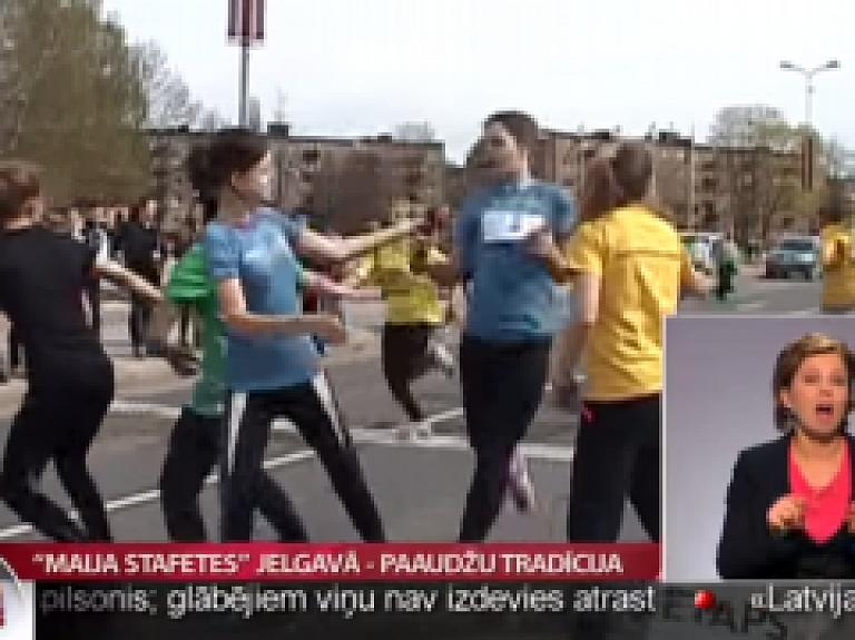 LTV: "Maija stafetes" Jelgavā - paaudžu tradīcija