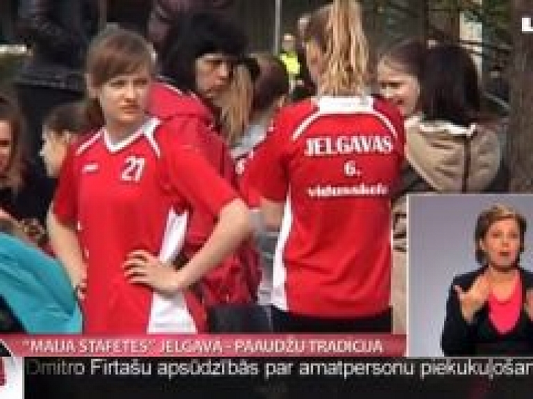 "Maija stafetes" Jelgavā - paaudžu tradīcija