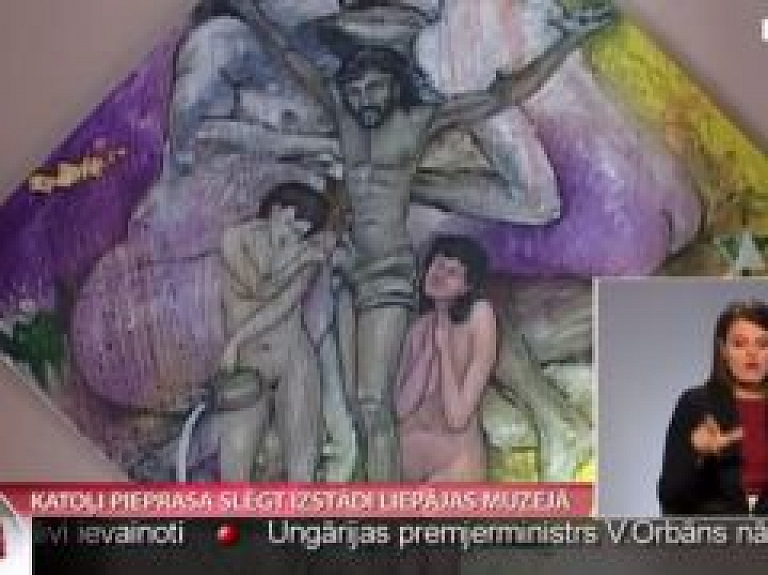 Katoļi pieprasa slēgt izstādi Liepājas muzejā