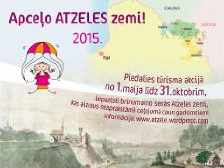 Jau piekto gadu norisināsies akcija "Apceļo Atzeles zemi"