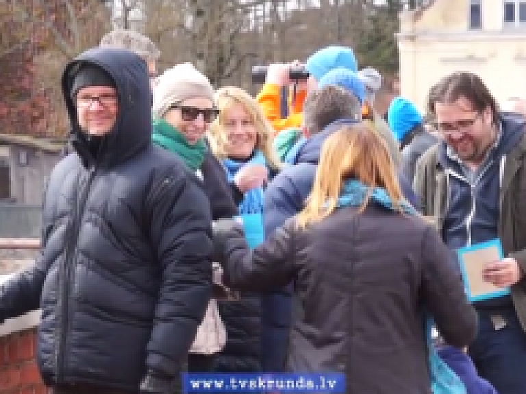 Skrundas TV: Zibakcija Kuldīgā "Vimbas lec"
