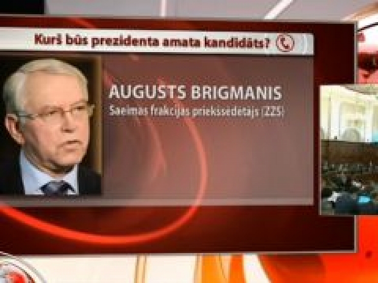 ZZS apspriež desmit kandidātus prezidenta amatam; NA gaida koalīcijas pretendentus