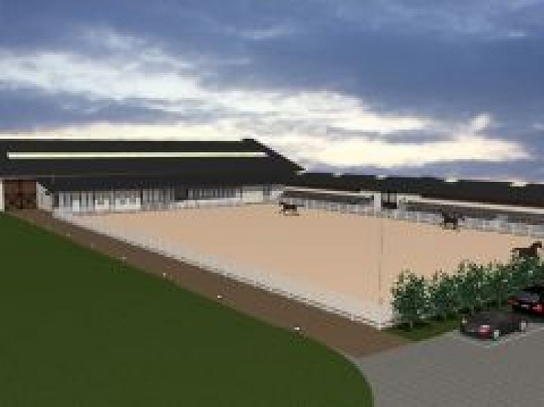 "Jurmala Equestrian & Leisure" "Salienā" būvēs multifunkcionālo jāšanas manēžu