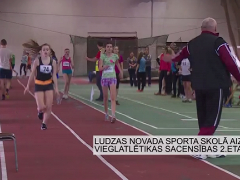 Latgales Reģionālā TV: Ludzas novada sporta skolā aizrit vieglatlētikas sacensības 2.etaps