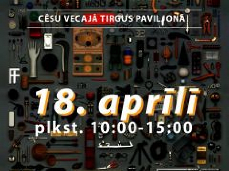 Aprīļa vidū Vecajā tirgus paviljonā notiks krāmu tirdziņš