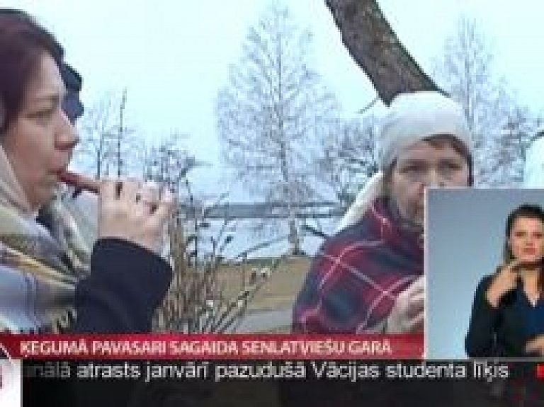 Ķegumā pavasari sagaida senlatviešu garā