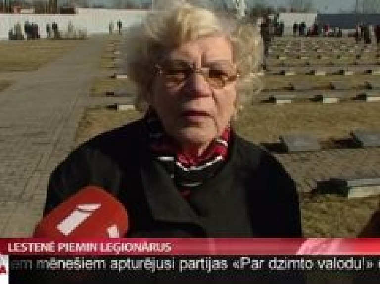 Lestenē piemin leģionārus