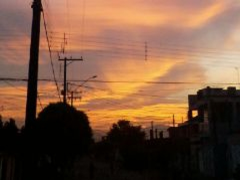 No Rīgas līdz Kūdrai apledojusi Ventspils šoseja