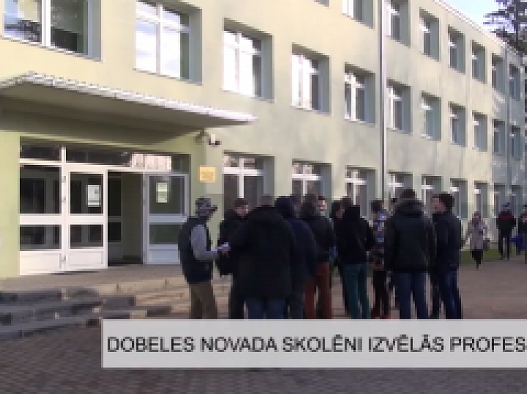 Latgales Reģionālā TV: Dobeles novada skolēni izvēlās profesijas