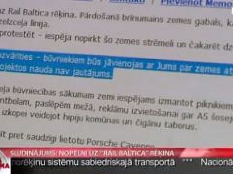 Sludinājums: nopelni uz "Rail Baltica" rēķina