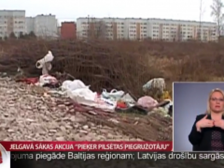 TV Spektrs: Jelgavā sākas akcija "Pieķer pilsētas piegružotāju"
