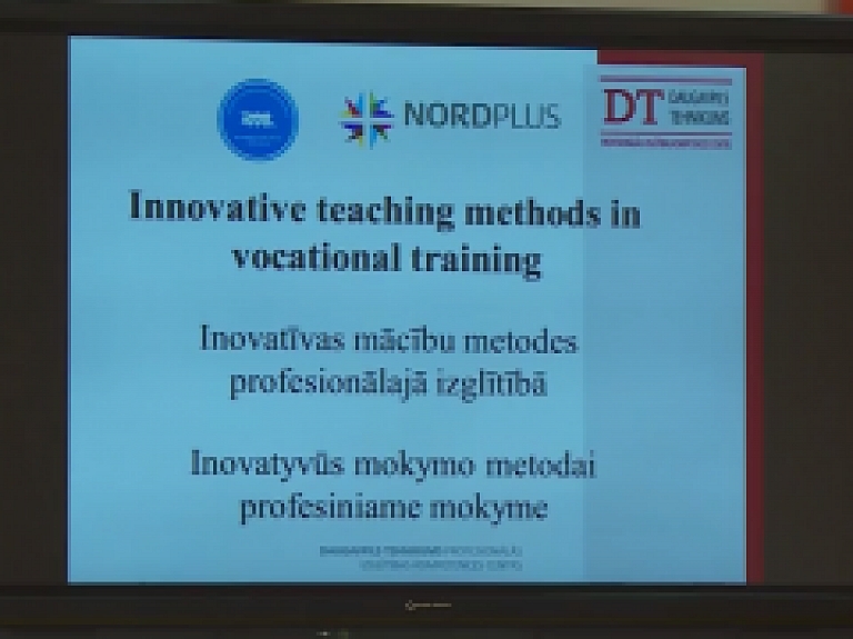 Latgales Reģionālā TV: Daugavpils tehnikums sadarbojas ar skolotājiem no Viļņas