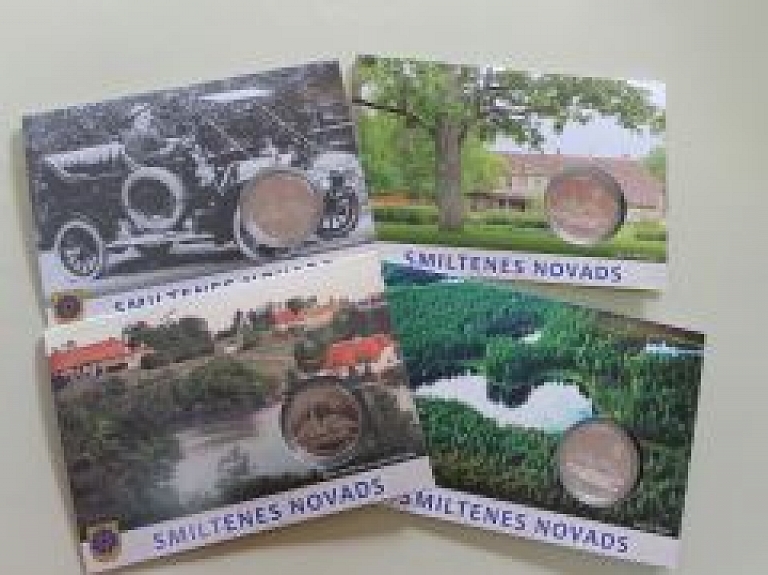 Smiltenes novadam izveidota suvenīrmonēta