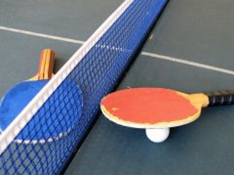 Līvānos aizvadīts čempionāts galda tenisā