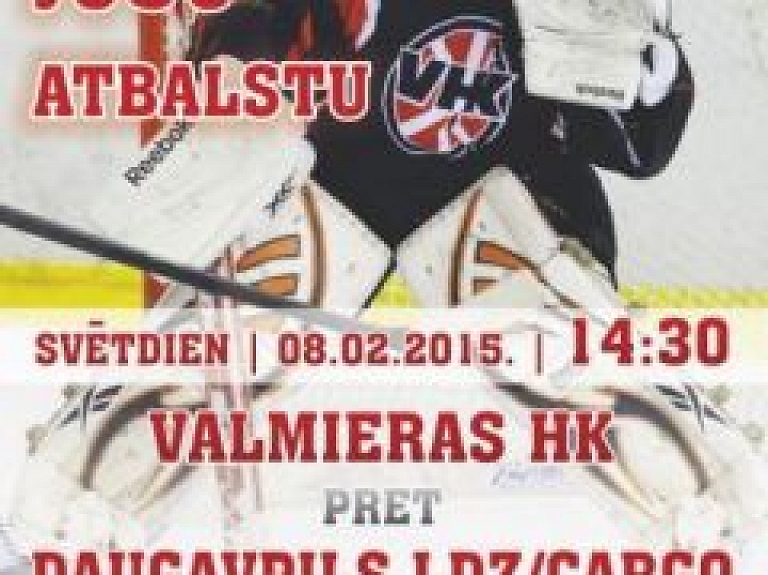 "Valmieras HK" savā laukumā uzņems Daugavpils hokejistus