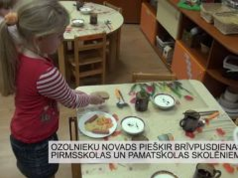 Latgales Reģionālā TV: Ozolnieku novads piešķir brīvpusdienas pirmsskolas un pamatskolas skolēniem