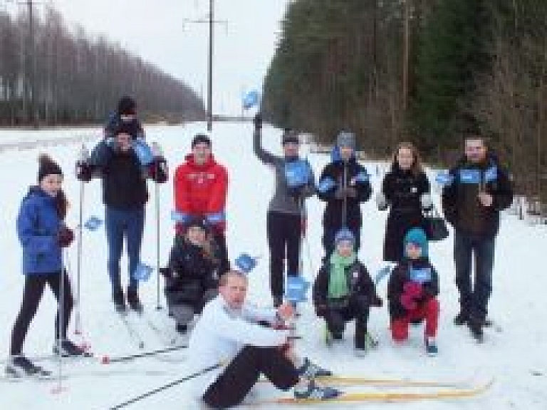Pasaules Sniega dienā sniegu atradām!