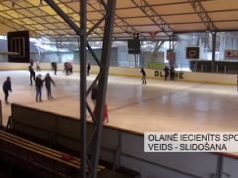 Latgales Reģionālā TV: Olainē iecienīts sporta veids - slidošana