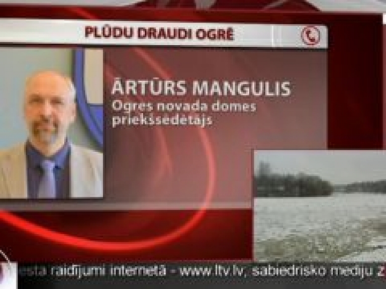 Ogrē atkal iespējami plūdi