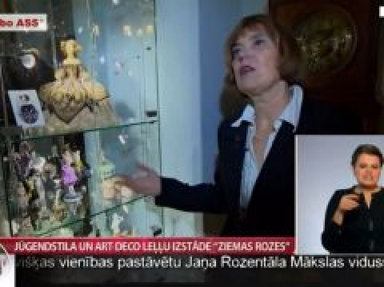 Jūgendstila un Art Deco leļļu izstāde "Ziemas rozes"