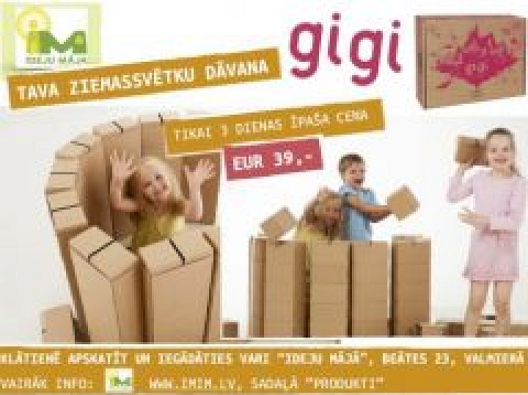 Laba ideja brīvā laika pavadīšanai kopā visai ģimenei - Gigi Bloks radošais būvlaukums