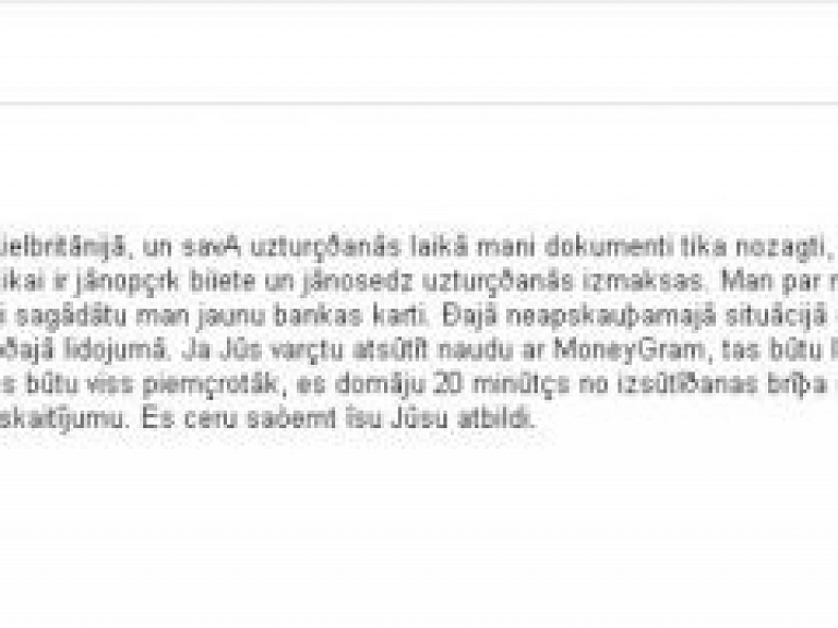Uzlauž Zemgales ģimenes atbalsta centra e-pastu