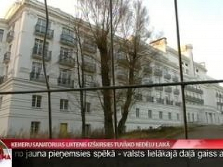 Ķemeru sanatorijas liktenis izšķirsies tuvāko nedēļu laikā